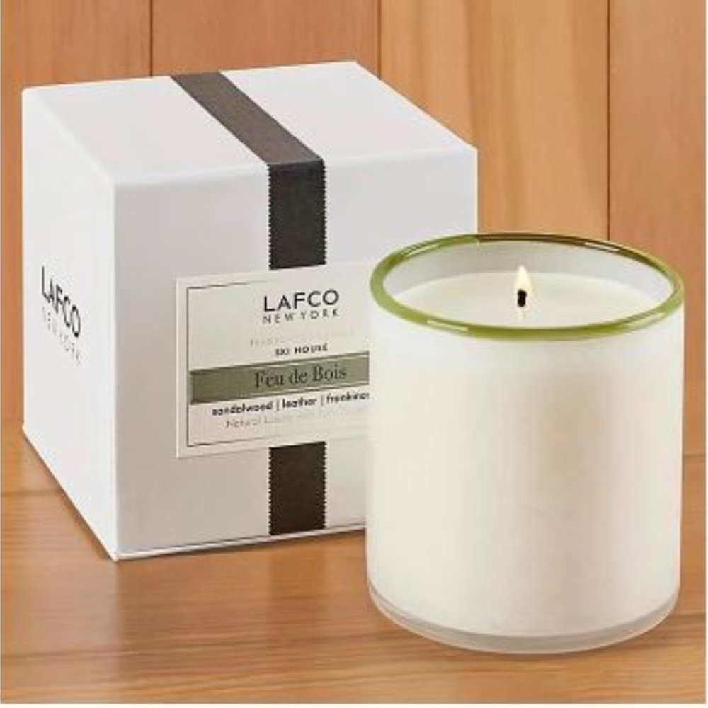 NEW! LAFCO CANDLE - Feu de Bois